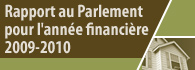 Rapport au Parlement 2009-2010