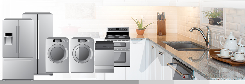 Energy Consumption of Major Household Appliances Shipped in Canada, Photo of appliances